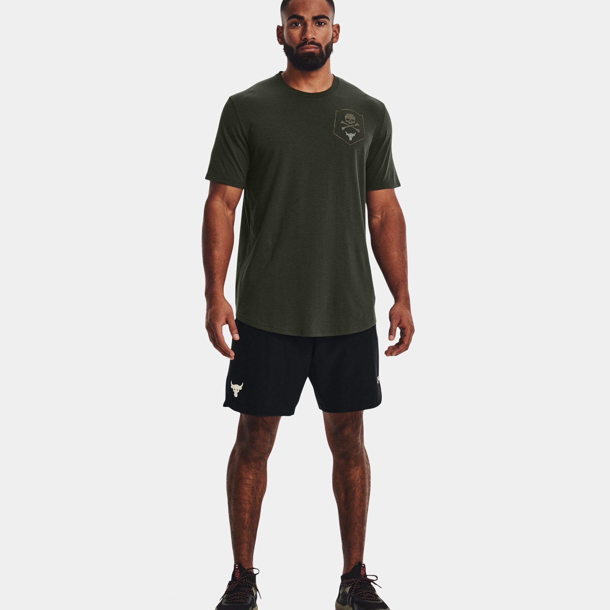 T-Shirts & Polo -  under armour Project Rock 100 Percent Short Sleeve